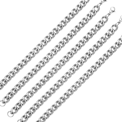 Fashion 10mm Stainless Steel Chain Bracelet For Women