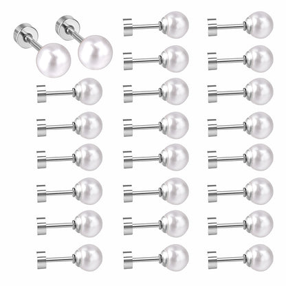 4~8mm steel color/golden white pearl screw plugs