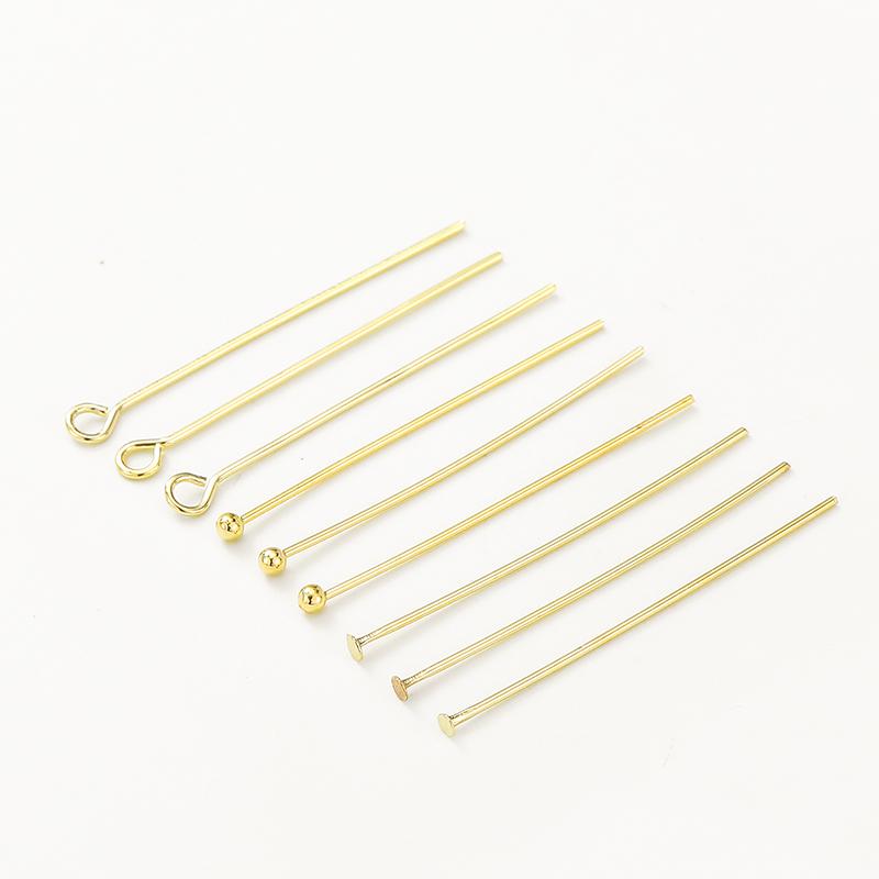 ASON 100pcs/lot T Needle 9Word Needle Round Head NeedleDIY Handmade Earring Ear Jewelry Pendant Pendant Material Kit Accessories