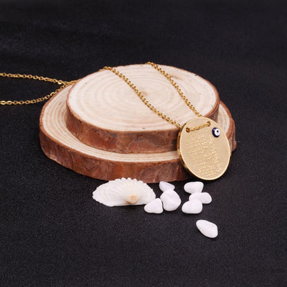 Brand New Religion Pendant Necklaces With Eyes Shape Stainless Steel Fashion Necklaces