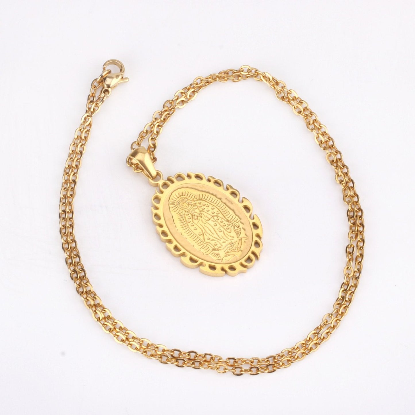 New Fashion Pendant With Necklaces For Men Jewelry Gift 316L Stainless Steel Religion necklaces