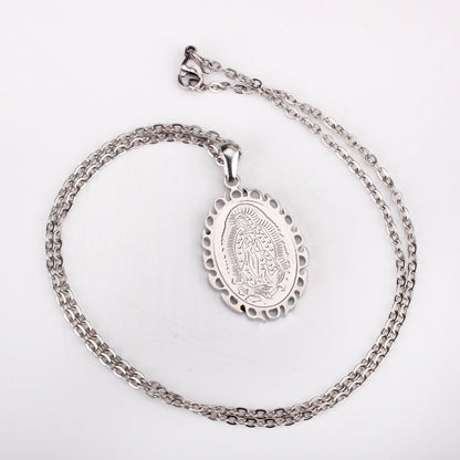 New Fashion Pendant With Necklaces For Men Jewelry Gift 316L Stainless Steel Religion necklaces