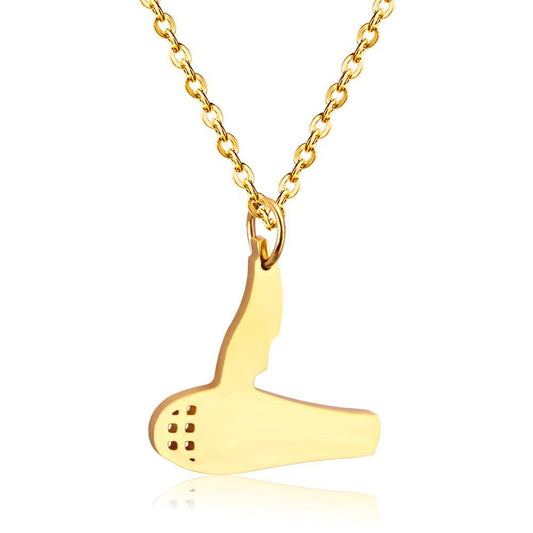 Stainless Steel Hip-hop Punk Collares Collier Pendant Gold/Silver Color Necklace For Men Woman Gothic Jewelry