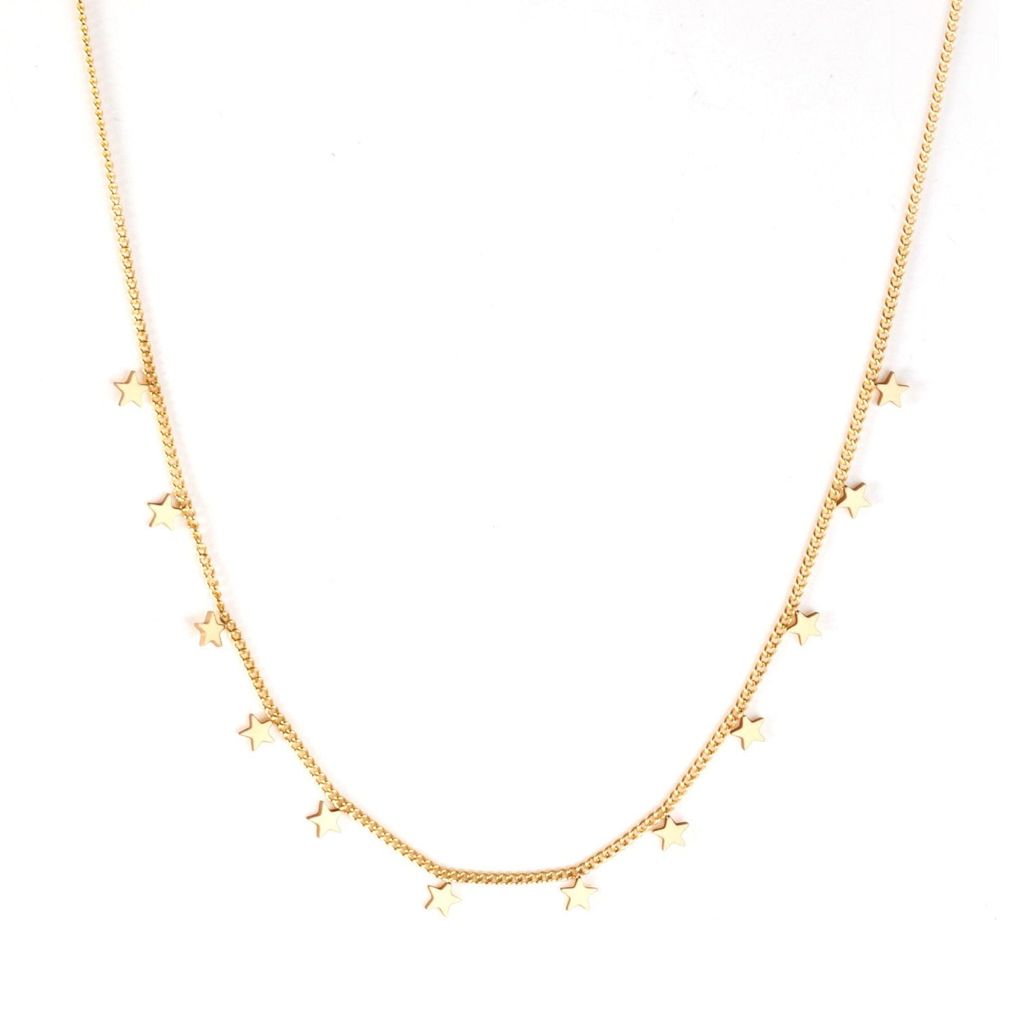 Stainless Steel 40+5cm Star Pendant Necklace Jewelry Women's Chains Necklaces Collars Accessories Party 2020 Hot