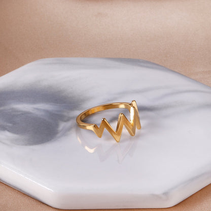 Hollow-out Design Heart Shape Stainless Steel Engagement Wedding Ring For Women Couple Ring anillos mujer 2021 Hot