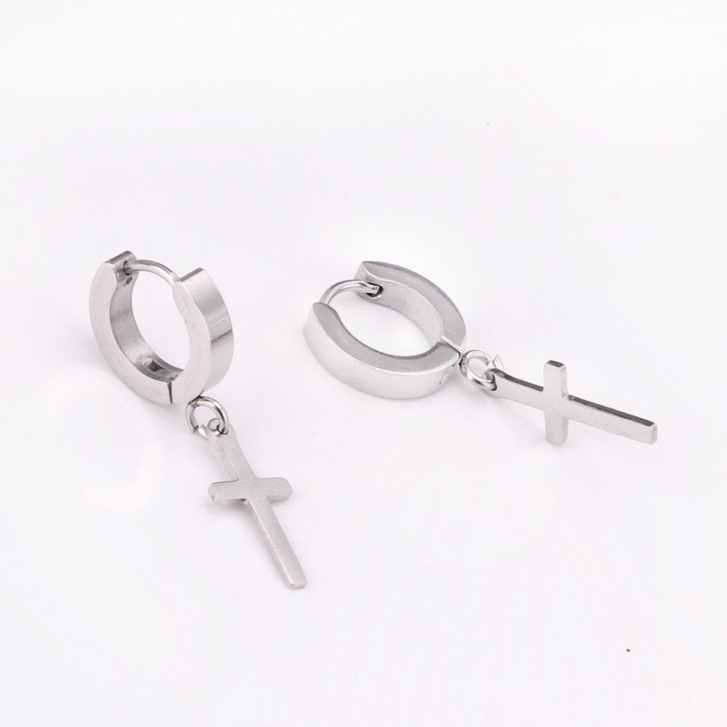 Hoop Earrings For Women Cross Fashion Jewelry Stainless Steel 2020 Earings Jewellery pendientes oorbellen Bricos