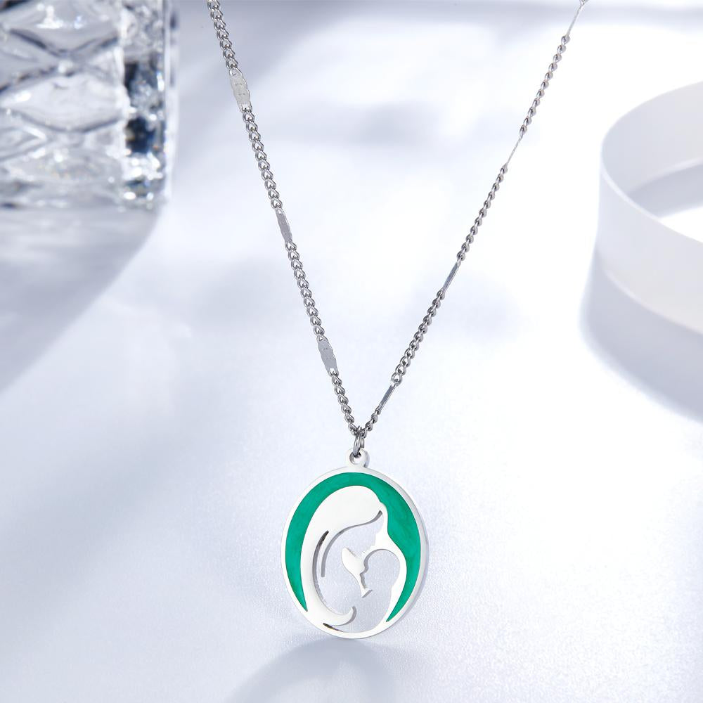 Brand Design 2022 Mother's Day For Mama Gifts Letter Pendant Necklace Girls Mother Matching Necklaces Cute Collier