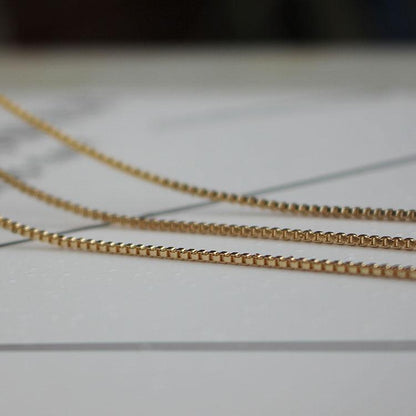 ASON Stainless Steel Chains Wholesale 10Pcs/lots Gold Black Rose Silver Color Width Long Chains Necklace DIY Jewelry Box Chains