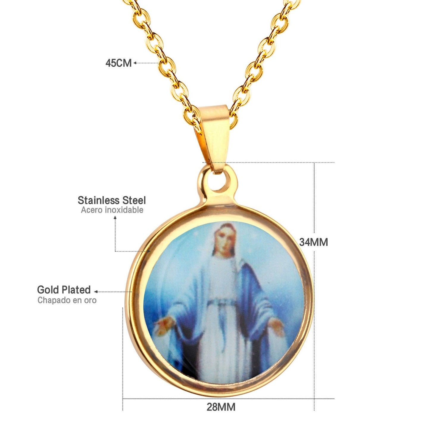 Lot Pendant Necklace Christianity Jewelry