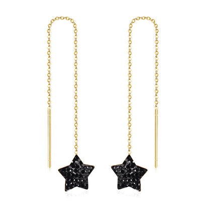 Brinco Stainless Steel Star Clay Tassel Earrings 2020 Fashion Jewelry For Women Long Dangle Earing Party pendientes