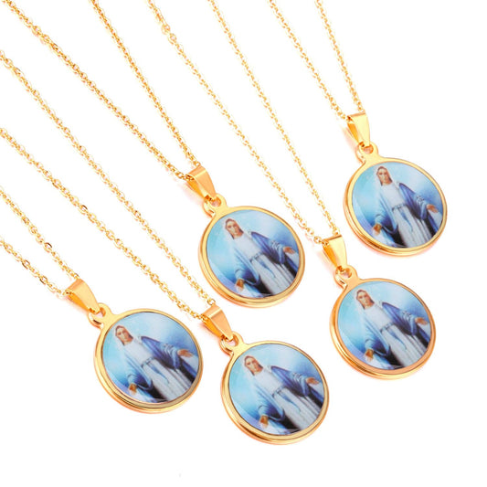 Lot Pendant Necklace Christianity Jewelry