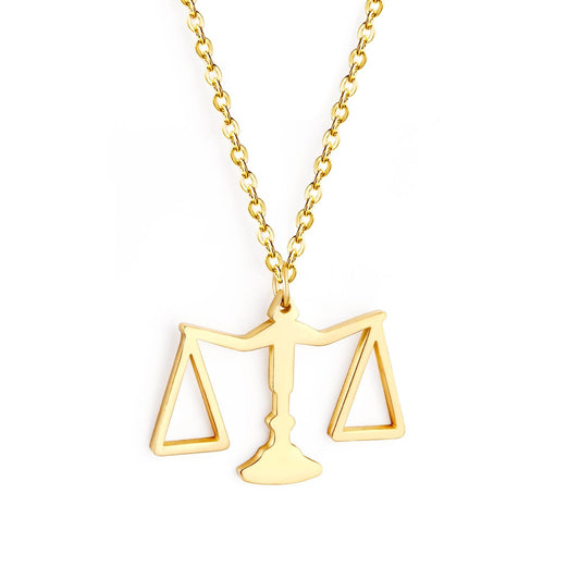 Gold color Babygirl Choker Necklace 316L Stainless Steel Chain Pendant Necklaces Set For Women Fashion Jewelry