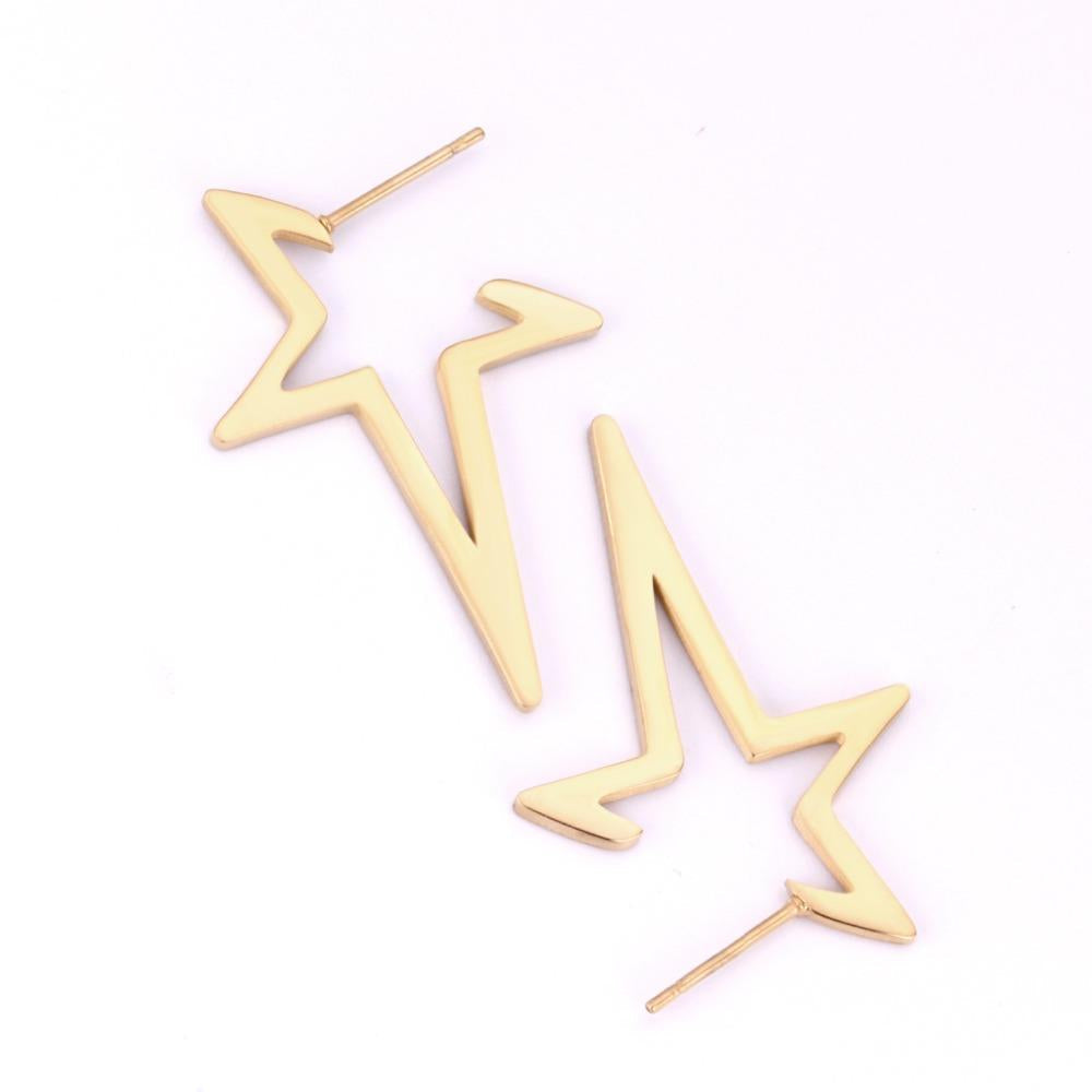 Star Earrings Drop Earring 2020 Gold Color Stainless Steel Korean Earings Set For Women Fashion Jewelry pendientes