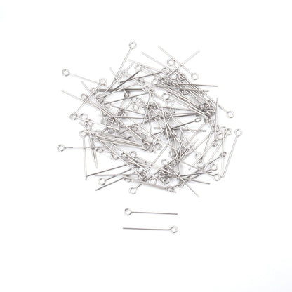 ASON 500pcs/lot Gold/Silver Color Stainless Steel Eye Pin Head Pins Findings Needles Accessories for DIY Jewelry Making Supplies