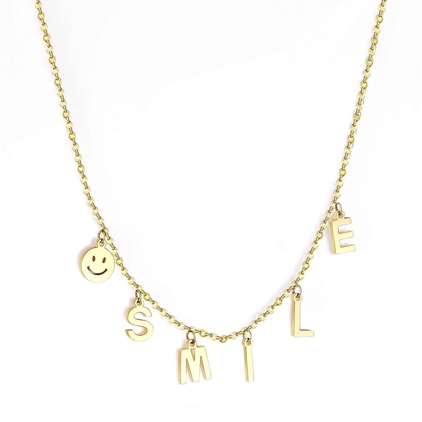 Star Zircon Gold color Pendants Necklaces Set For Girl Stainless Steel Collars Choker Necklace Women 2020 In bulk