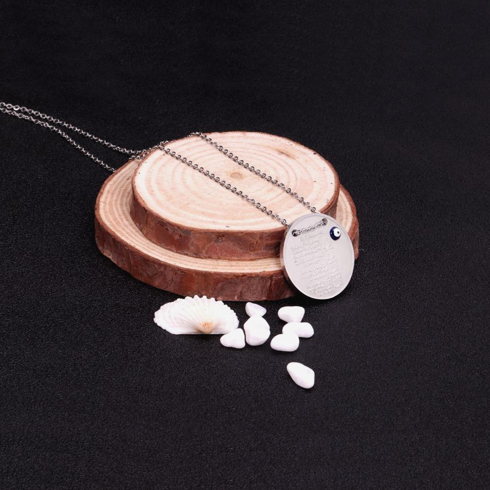 Brand New Religion Pendant Necklaces With Eyes Shape Stainless Steel Fashion Necklaces