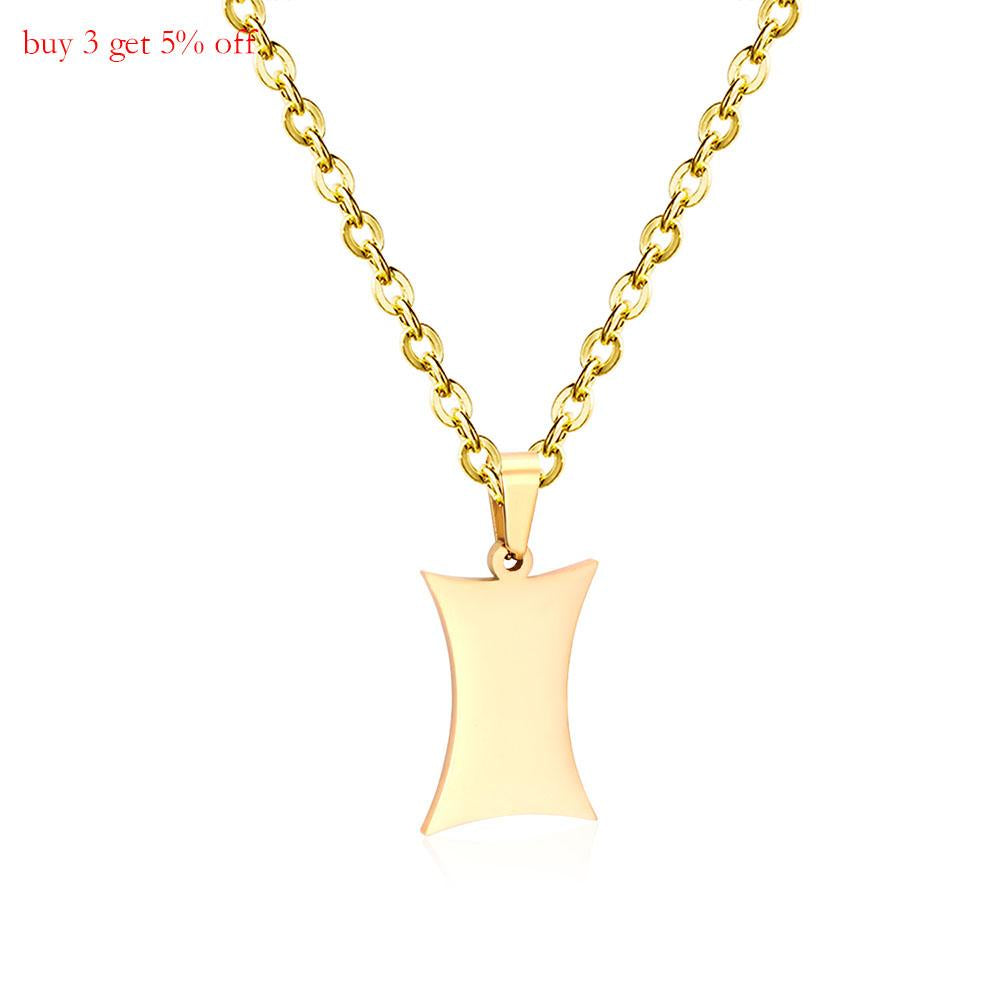 Gothic Fashion Gold Heart Pendant Necklace For Men Women Jewelry Stainless Steel Chain Necklaces Collares Collier