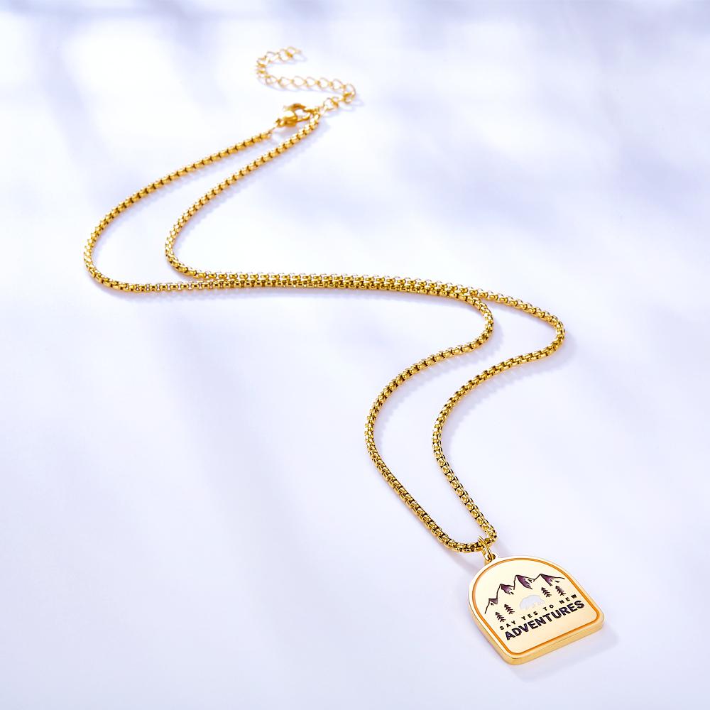 Punk Style Geometric Pendant Necklaces For Men Trendy Friendship Party Jewelry Neck Pendant Chain colar masculino 2022