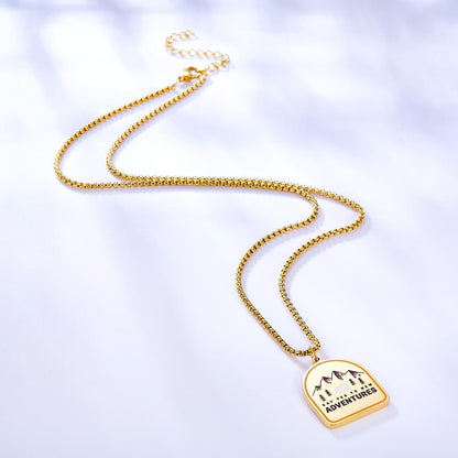 Punk Style Geometric Pendant Necklaces For Men Trendy Friendship Party Jewelry Neck Pendant Chain colar masculino 2022