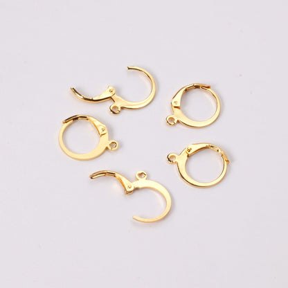 100pcs/lot Open Circle Jump Rings Earring Pendant Connectors Stainless Steel Gold Color Connector For DIY Jewelry Making Finding
