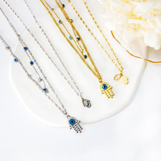 Double Layered Necklace Imitation Pearl Beads Snake Choker For Woman Trendy Collier Vintage Tennis Aesthetic Jewlry