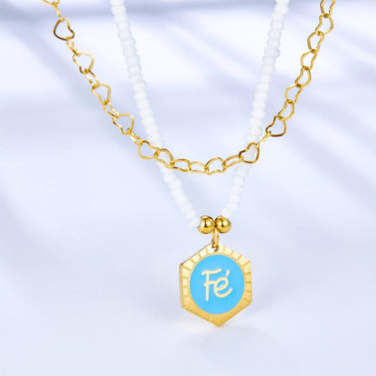 Double Layered Necklace Imitation Pearl Beads Snake Choker For Woman Trendy Collier Vintage Tennis Aesthetic Jewlry