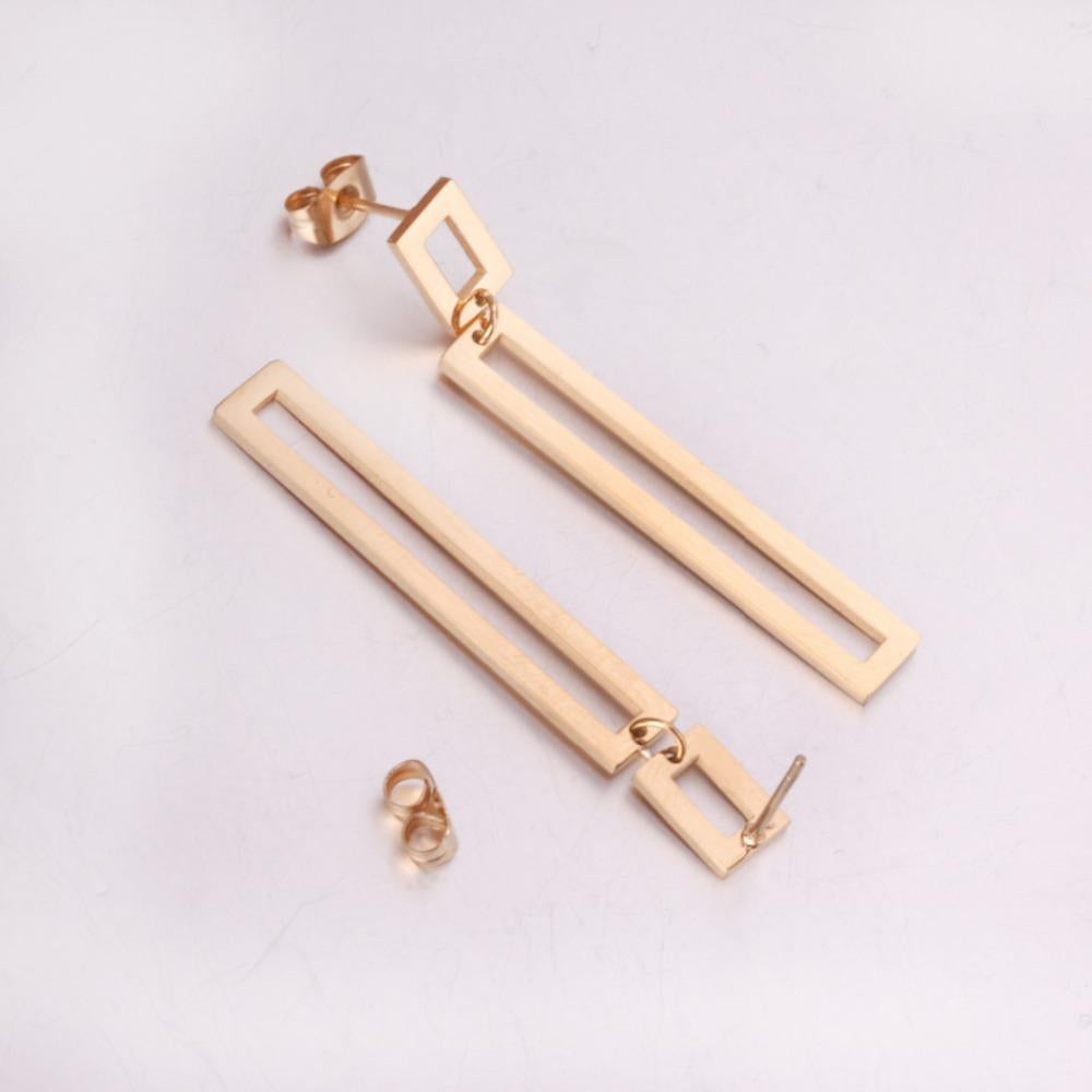 Fashion Jewelry 2020 Korean Style Square drop earrings brincos for women's square long earring pendientes aretes