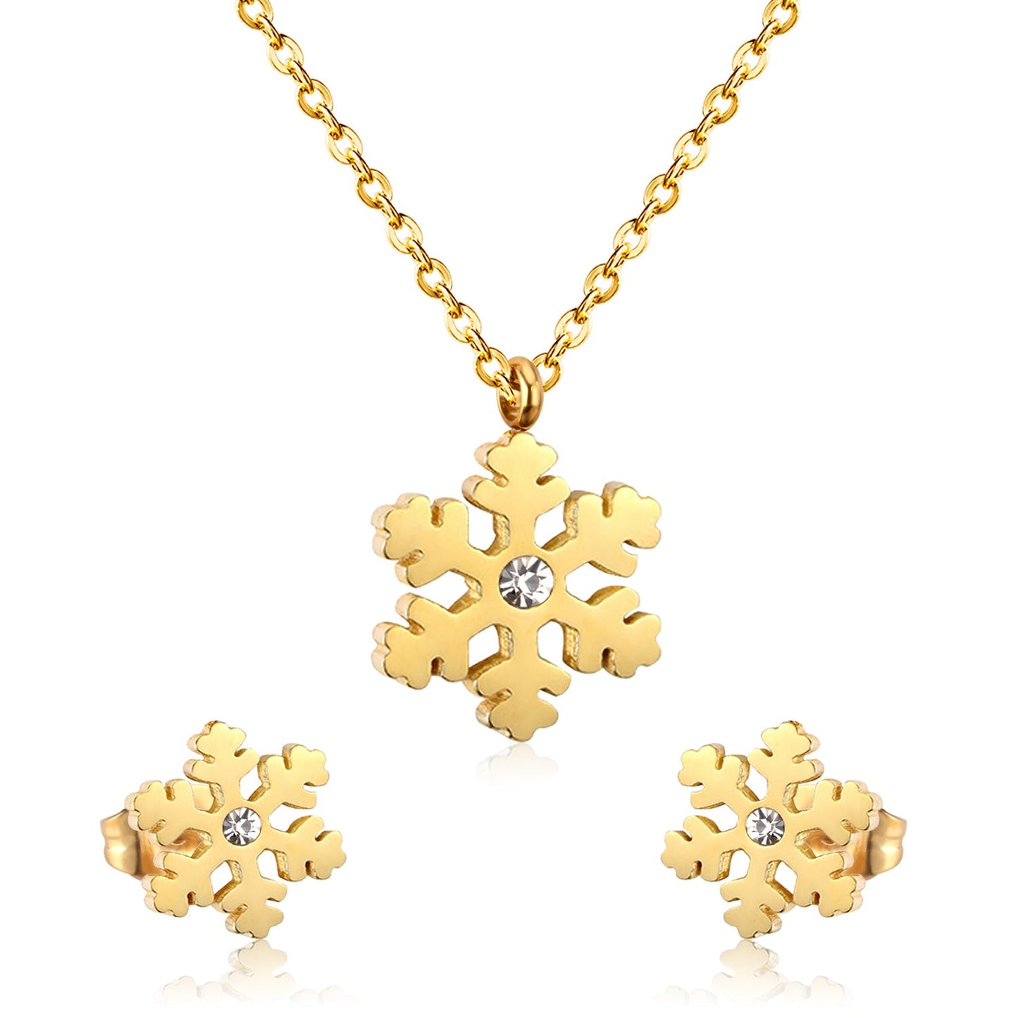 Luxury Wedding Jewelry Set Necklace Earings Sets For Women Engagement Gift