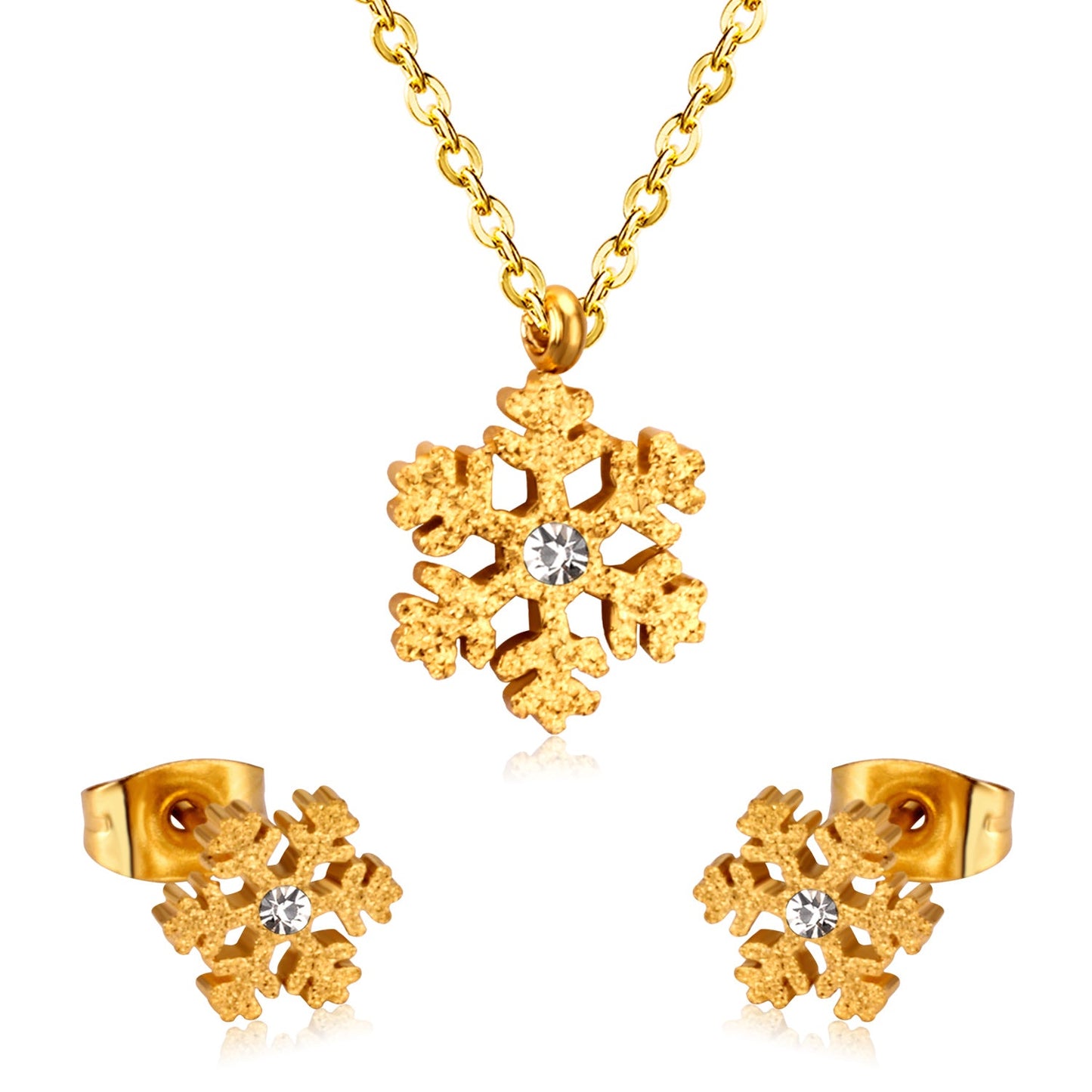 Luxury Wedding Jewelry Set Necklace Earings Sets For Women Engagement Gift
