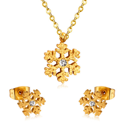 Luxury Wedding Jewelry Set Necklace Earings Sets For Women Engagement Gift