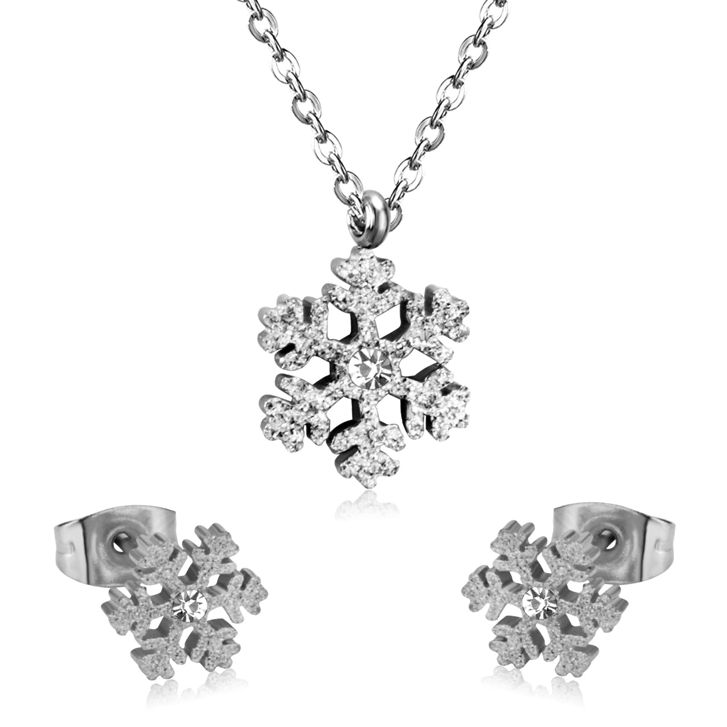 Luxury Wedding Jewelry Set Necklace Earings Sets For Women Engagement Gift