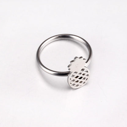 Hot Pineapple Fruit Ring Pop Jewelry