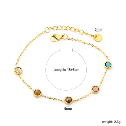 ✨ 18K Gold Plated 18/19+3cm Bracelet Wholesale (MOQ 12+) | Stainless Steel Hypoallergenic 🌍 | Dainty Chain & Charm Bracelets