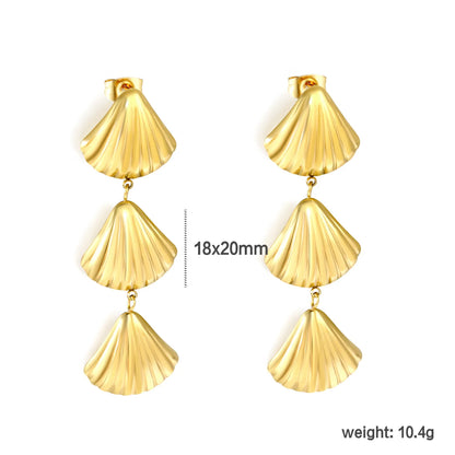 ✨ 18k gold plated Stainless Steel Hypoallergenic Drop Earrings – Bulk Wholesale (12+ Pairs) 🌍 EU/US Supplier Trendy & Durable
