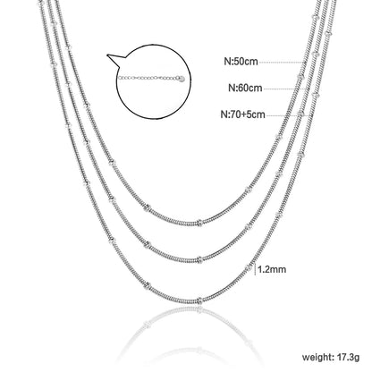 ✨ 18k gold plated 40/50/70+5cm Stainless Steel Necklaces Wholesale (12+ Pieces) | Hypoallergenic & Tarnish-Free 🌍 | Trendy Pendants & Chains