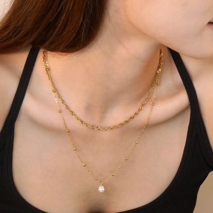 ✨ 18k gold plated 40/50/70+5cm Stainless Steel Necklaces Wholesale (12+ Pieces) | Hypoallergenic & Tarnish-Free 🌍 | Trendy Pendants & Chains