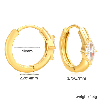 ✨ Wholesale Gold Floral & Butterfly Ear Cuffs - 6.2-10mm Designs w/ White Zircon | 10mm Adjustable Stainless Steel (1.6-2.5g)