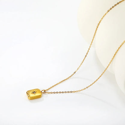 North Star Pendant Necklace – Gold & Silver Stainless Steel | Wholesale | Low MOQ