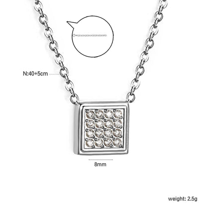 ✨ Stainless Steel Necklaces With Eight Shape Wholesale (12+ Pieces) | Hypoallergenic & Tarnish-Free 🌍 | Trendy Pendants & Chains