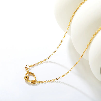 🎾✨ Tennis Racket Pendant Necklace | 20x11.3mm Racket & Ball Charm with 6mm Coin | Gold Plated Stainless Steel Chain 42+5cm | Sports Jewelry Wholesale