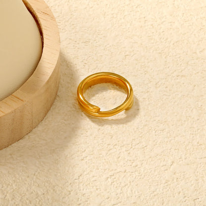 ✨ Wholesale Gold Spiral Ring | 5mm/6.3mm/10mm | Stainless Steel