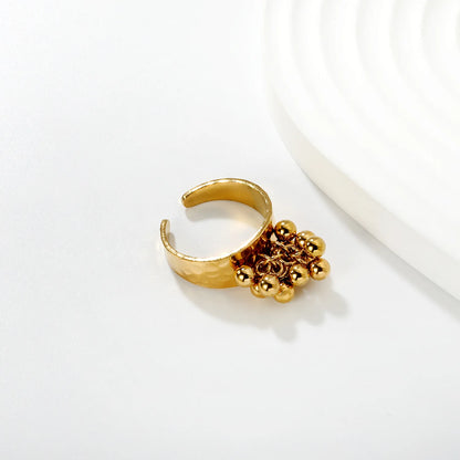 Wholesale 9.4mm Open Accent Ring | Gold/Steel/Two-Tone Finish | Size 7 Hypoallergenic Surgical Steel | Minimalist Jewelry